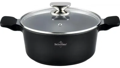 Produktbild von Swiss Haus SAPPHIRE Kochtopf, 20 × 10 cm, 2,7 l, Schwarz