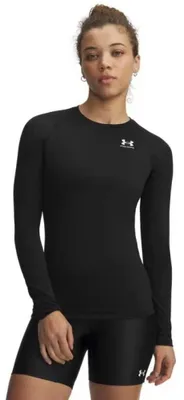 Produktbild von Under Armour Heatgear Authentics Compression Langarm-t-shirt Schwarz S Frau Schwarz S