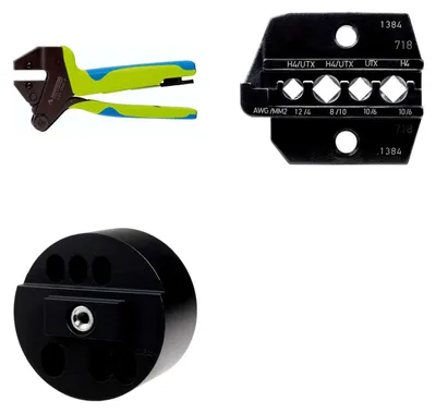 Produktbild von 624 1384 3 0 K2 Rennsteig Werkzeuge GmbH Crimpzange PEW12 für Amphenol UTX-C&F / H4 CF Steckverbinder Querschnitt 4mm²