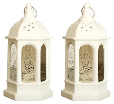 Productafbeelding van Omgoods - Set van 2 Ramadan Decoratieve Lantaarns