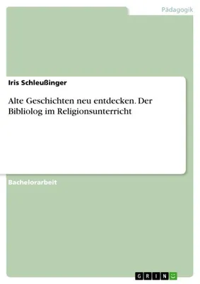 Produktbild von Der Bibliolog im Religionsunterricht