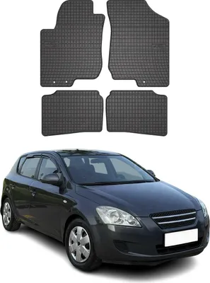 Immagine prodotto di 2007-2012 Kia Ceed tappetini in gomma nero 4 pz