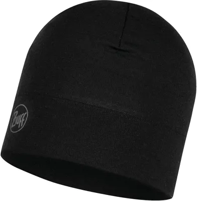 Produktbild von BUFF MERINO MIDWEIGHT BEANIE SOLID BLACK Mütze