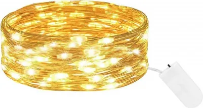 Obrázek produktu pro LED řetěz Nano - 1m, 10LED, 2xCR2032, teplá bílá