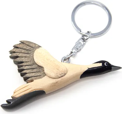 Image de Porte-clés en bois - Grue