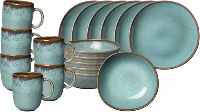Produktbild von like. by Villeroy & Boch Lave glacé Frühstücks-Set 18-teilig