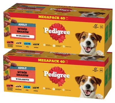 Zdjęcie produktu dla PEDIGREE Wybór Smaków w Galaretce  2 szt 80x100g saszetki Karma mokra dla psa