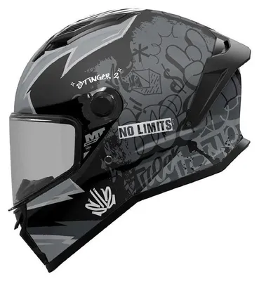 Image de Casque intégral Mt Helmets Stinger 2 Tagger Noir L Noir L