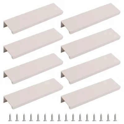 Image de Poignées en alliage d'aluminium - Poignées discrètes - Style moderne - 120 mm - Poignées pour meubles - Utilisation à une main