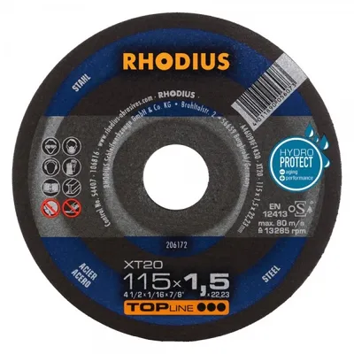 Produktbild von Rhodius Trennscheibe XTK 20 230x1,9x22,23mm Stahl Topline - 206313