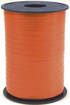 Zdjęcie produktu dla PRÄSENT 2525620 Taśma w paski - 5 mm x 500 m, pomarańczowa