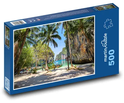 Obrázok produktu pre martinpuzzle – Puzzle 500 – Pláž – piesok, palmy