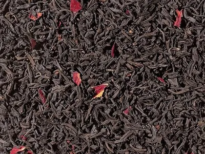 Produktbild von 1 kg Schwarzer Tee China OP Rosen-Tee aromatisiert