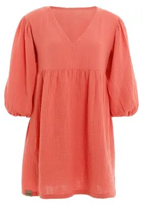 Produktbild von Knit Factory Drew Kleid - Sunset Orange - 40/42