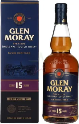 Produktbild von Glen Moray 15 Years Old Elgin Heritage 40,00 %  0,70 Liter