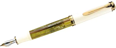 Obrázok produktu pre Pelikan Füllhalter M400 Schildpatt-Weiß EF Geschenkbox