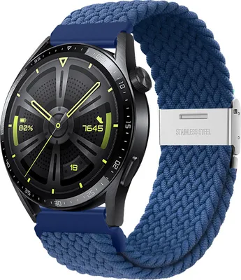 Produktbild von BStrap Elastic Nylon 2 Armband für Xiaomi Amazfit GTR Mini, cold blue