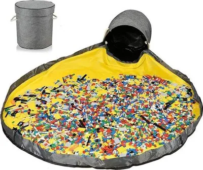 Produktbild von Kinderopbergbehälter - Spielkleidung - Opbergschrank für Kinderzimmer - Deckel - Spielzeugopbergschrank - grau