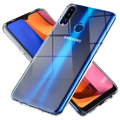 Produktbild von NALIA Klare Handy Hülle für Samsung Galaxy A20s, Clear Case Cover Schutz Tasche