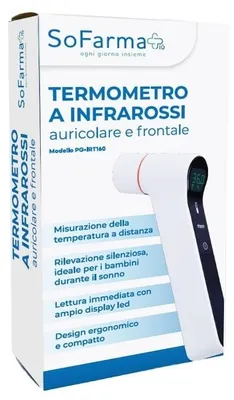 Immagine prodotto di Termometro Infrarossi Frontale/Auricolare Sofarmapiu'