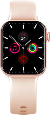 Image de Montre connectée SQUARE PINK or rose bracelet rose