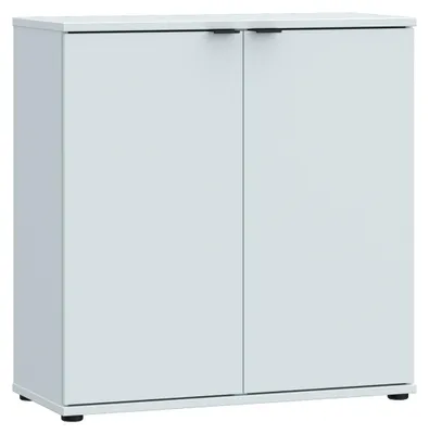 Produktbild von Forte Ganymede Kommode 80, minimalistische Kommode, 2-türig, Holzwerkstoff, Wohn
