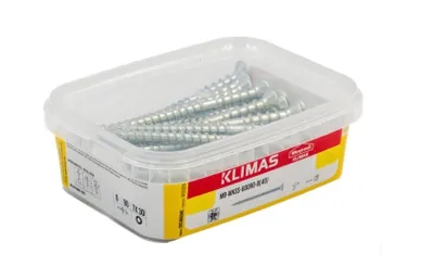 Immagine prodotto di Viti di regolazione Klimas bianche 6x70 - 40 pz.