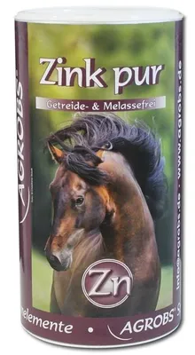 Produktbild von Agrobs Zink Pur Ergänzungsfuttermittel für Pferde, rein organisch gebunden, 800 gr.