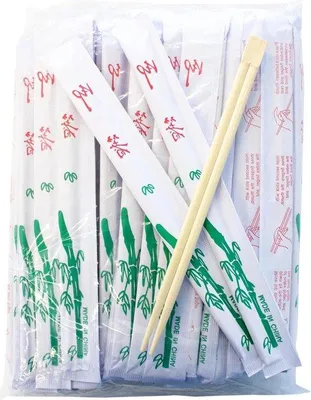 Produktbild von Famanu Essstäbchen aus Bambus 23 cm - Multipack mit 10 Sets