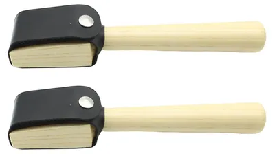 Produktbild von Set aus 2 Holz-Tanzschuhbürsten mit Edelstahlnadeln