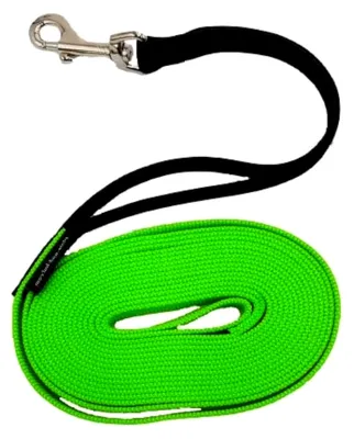 Produktbild von Flex Fährtenleine Schleppleine mit Ruckdämpfer neongrün 20m-20mm