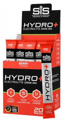 Produktbild von SIS Hydro+ Electrolyte Drink Mix Sticks (20) Berry - Energie & Ausdauer - Elektrolyte
