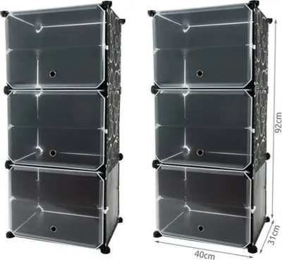 Obrázok produktu pre Ruhhy 12264 Variabilný regálový systém na topánky 6 políc
