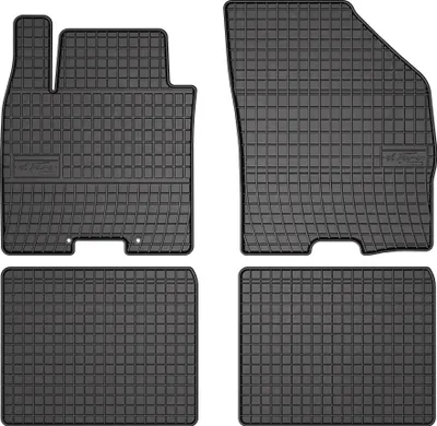 Image de Tapis de sol en caoutchouc pour Suzuki Baleno II 2015- (hayon) – 4 pièces, noirs, sur mesure