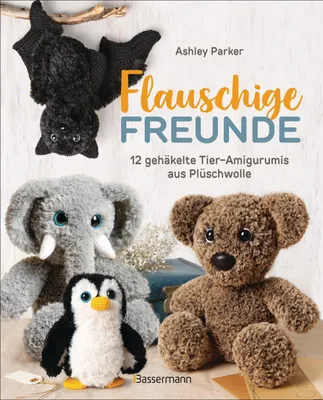 Produktbild von Flauschige Freunde. 12 gehäkelte Tier-Amigurumis aus Plüschwolle
