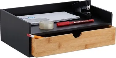 Obrázek produktu pro Organizační box na psací stůl z bambusu