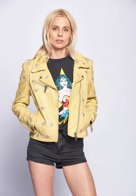 Produktbild von Maze Lederjacke Blackridge Damen lemon M