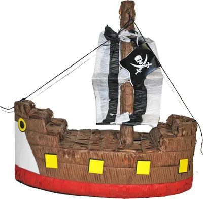 Produktbild von Pinata "Piraten Schiff" | 45x20x45cm