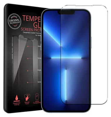 Immagine prodotto di 2x pellicola protettiva per iPhone 13 / 13 Pro protezione dello schermo in vetro blindato del telefono cellulare