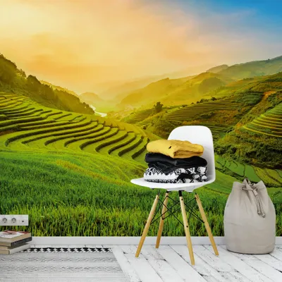 Produktbild von A.S. Création Vlies Fototapete Landschaft Terraced Rice Field DD118897 Tapete