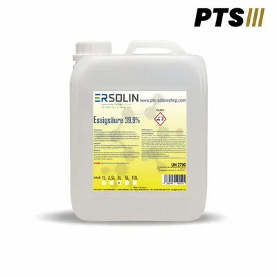 Produktbild von Essigsäure 39,9% 3 L Entkalker Reiniger technische Qualität