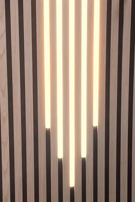 Produktbild von 7501 LED Leuchten Mix KS-schwarz 50-60-70-60-50cm Netzteil Warm Weiß