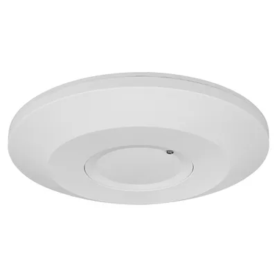 Produktbild von MasterLED Mikrowellen Bewegungsmelder Decke 230V – Slim Sensor mit Zeit- & Dämmerungseinstellung, 360° Erfassung