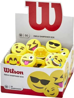 Immagine prodotto di Wilson Emoji Ammortizzatore per racchetta da tennis 50 unità Giallo Giallo Taglia unica