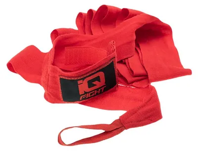 Productafbeelding van IQ - Unisex boxbandages "Venda" voor heren en dames, model IG669 (4 meter), rood