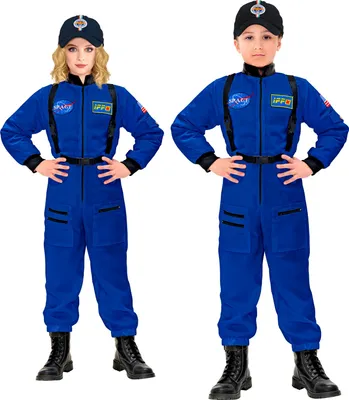 Produktbild von Astronaut Overall blau Kinder 128cm
