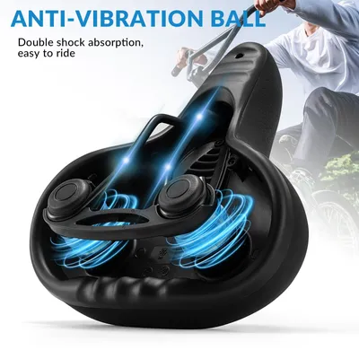 Produktbild von ROCKBROS Fahrradsattel Fahrradsitz Fahrrad Sattel Memory Foam GroB (für die Freizeit)