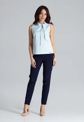 Produktbild von Lenitif Damenbluse Toftan K481 hellblau M
