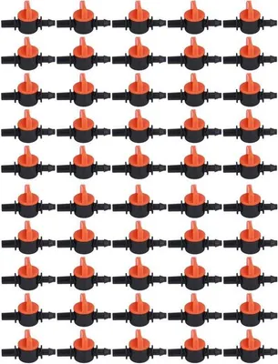 Immagine prodotto di Piccola valvola per microirrigazione con tubo da 6 mm di diametro esterno