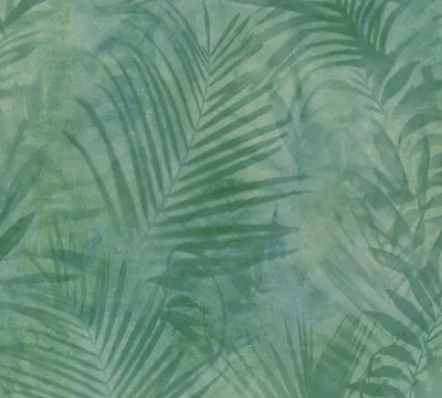 Obrázek produktu pro A.S. Création palmová tapeta new digs 2.0 edition 2 jungle wallpaper Ella netkaná tapeta zelená modrá žlutá 10,05 m x 0,53 m